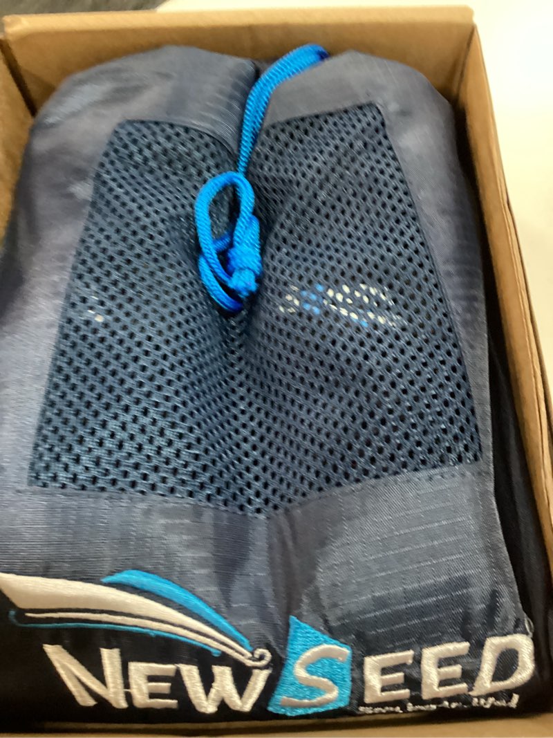 Condition photo showing New/Like New for newseed dock lines 2pcs 3/8" x 25' double braided nylon boat rope navy blue | with 12" eyelets, marine grade premium mooring lines for docking navy blue 25'---3/8"