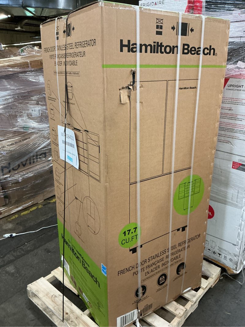 Condition photo showing Good Condition for 17.7 CU FT FRENCH DOOR VCM FRIDGE | Hamilton beach