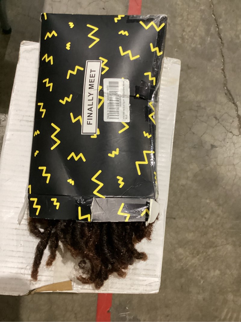 Condition photo showing New/Like New for MOONSHOW Short Wigs for Black Women Auburn Brown Pixie Cut Wig Short Pixie Cut Wigs for Women Synthetic Brown Short Pixie Wig for Old Women Black Mixed Auburn