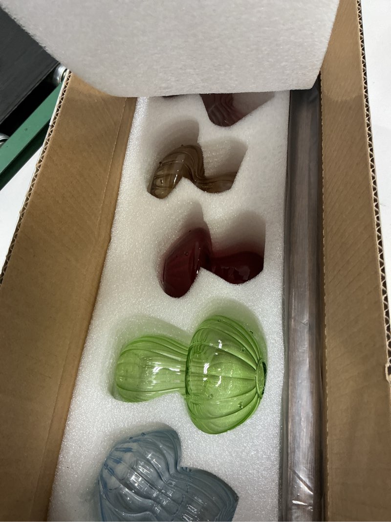 Condition photo showing New/Like New for Glass Propagation Station for Plant: Mushroom Planter with Wooden Stand for Home Office Decor - Unique Propagation Jars for Plant Lovers - Set of 5 Hydroponic Mushroom Vases Gift for Mom