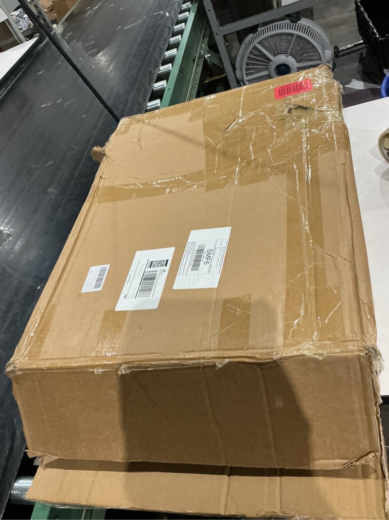 Condition photo showing New/Like New for 800 lb dolly cart with 8" solid rubber wheels, heavy duty folding hand truck dolly with bungee cords, compact foldable alloy steel design for warehouses, homes, offices, and small business (black)