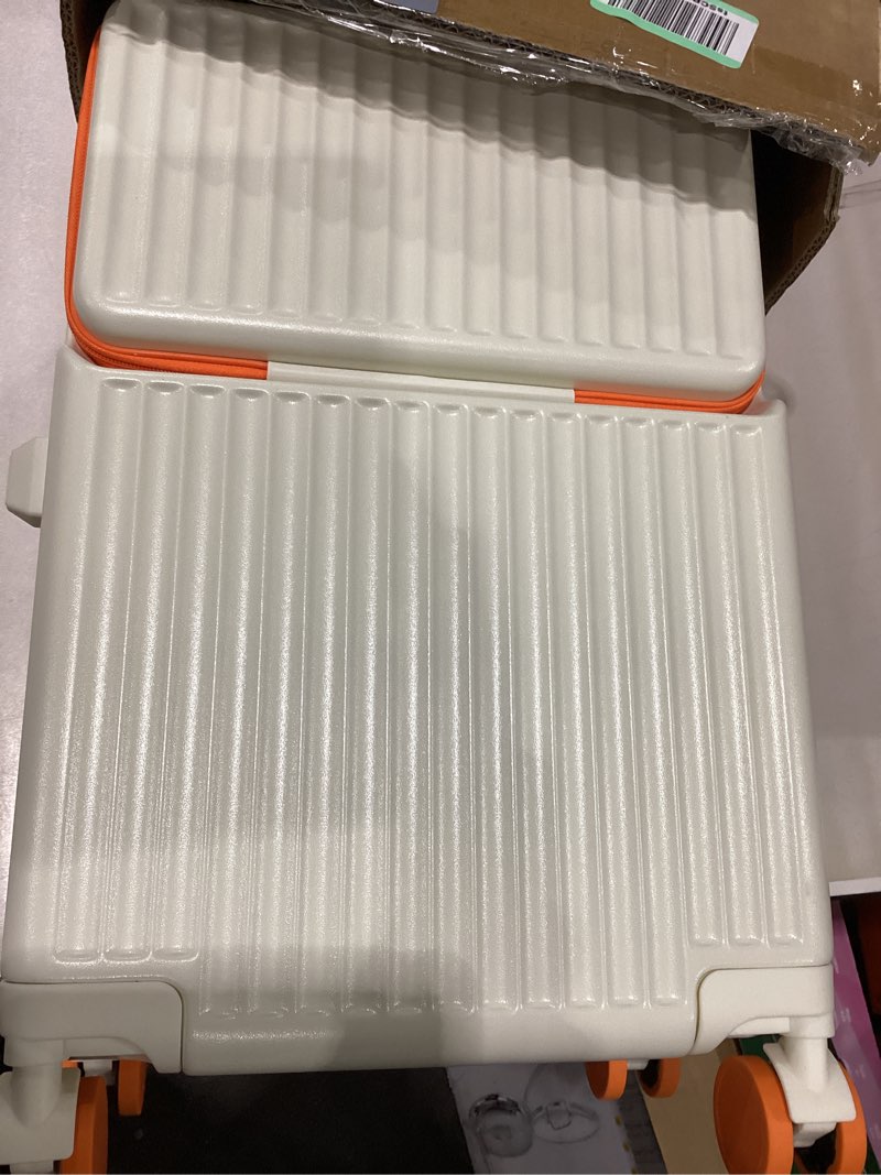 Condition photo showing Good Condition for Hard Shell Luggage 20 Inch Travel Luggage, 22x14x9 Airline Approved with TSA Lock, PC+ABS Aluminum Frame, Lightweight Travel Luggage 20'' 24'' 26'' Carry-On (orange, 20 inch)