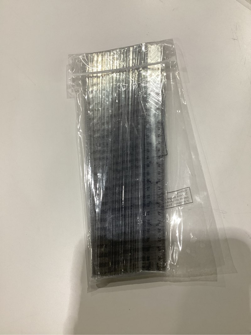Condition photo showing New/Like New for 30 Packs Clear Plastic Ruler 12 Inch with Centimeter and Millimeter, Metric Rulers Bulk for Kids Classroom School Office