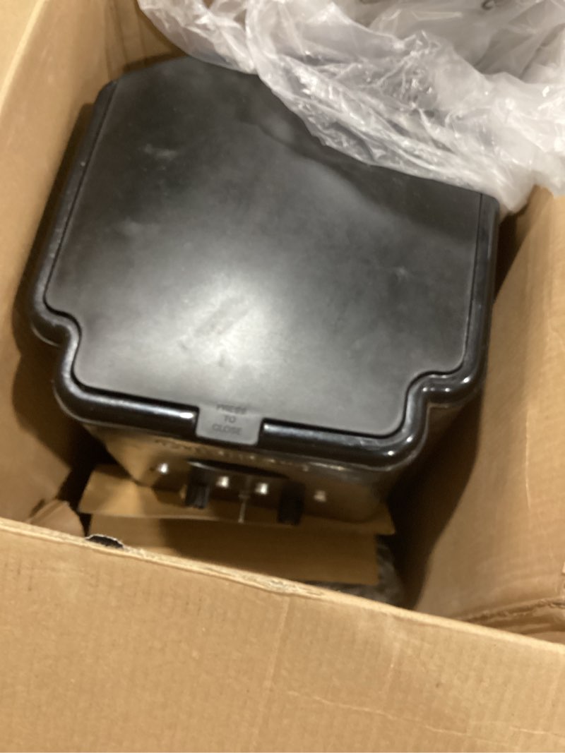 Condition photo showing As Is for Cuisinart 12 Cup Brew Central Maker Coffee Maker, Black Stainless Steel, DCC-1200BKSNAS Black Stainless Steel Coffeemaker