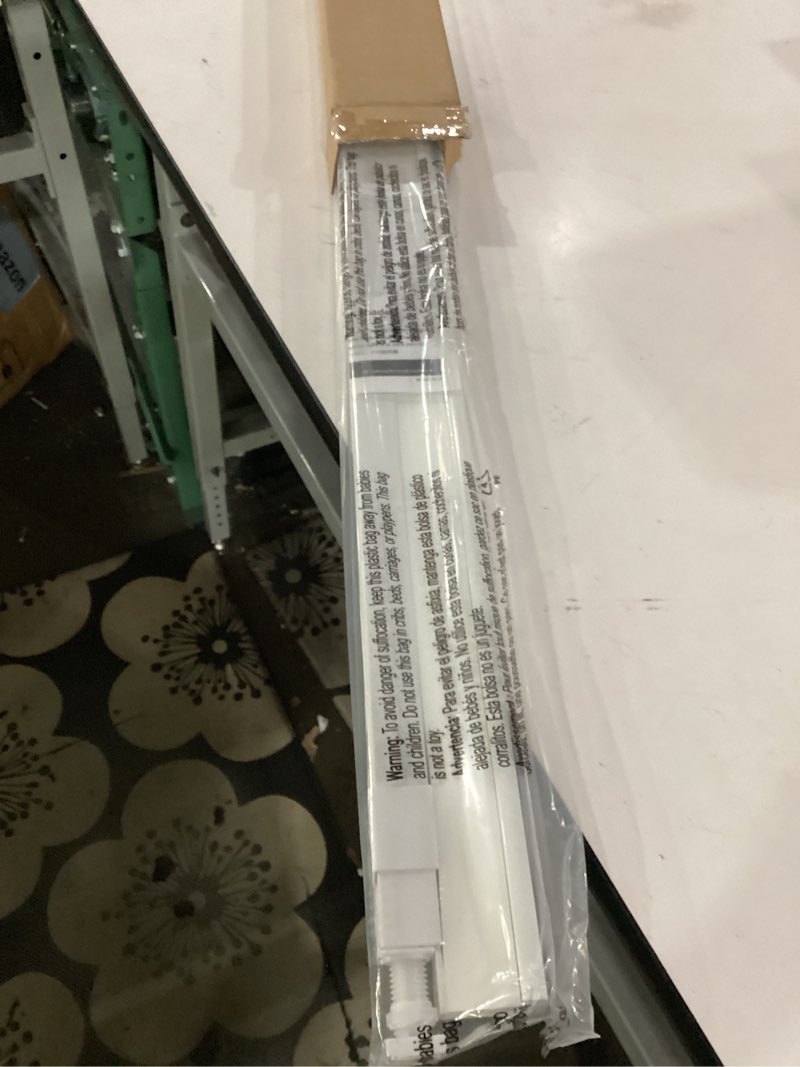 Condition photo showing Good Condition for lazblinds cordless cellular shades, no tools no drill light filtering honeycomb shades pleated blinds for windows, 48'' w x 64'' h, white light filtering-white 48'' w x 64'' h