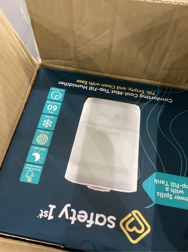 Condition photo showing New/Like New for Safety 1st Comforting Cool-Mist Top-Fill Humidifier, White