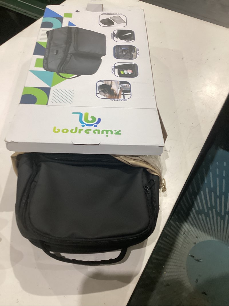 Condition photo showing Good Condition for diaper bag backpack for moms dads – baby bag with usb port, changing pad, laptop pocket – expandable, black