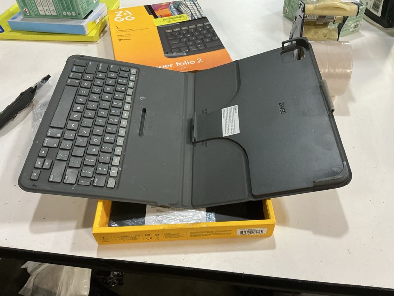 Condition photo showing As Is for zagg - messenger folio 2 keyboard & case for apple ipad 10.9" 10th gen