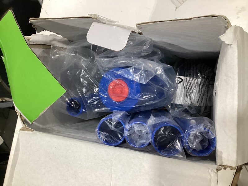 Condition photo showing As Is for pool blaster aqua broom sweep xl cordless rechargeable pool vacuum for hot tub, spa & spot cleaning in above ground & inground pools, 40 min run time, pole set, battery-powered hot tub vacuum spa vac