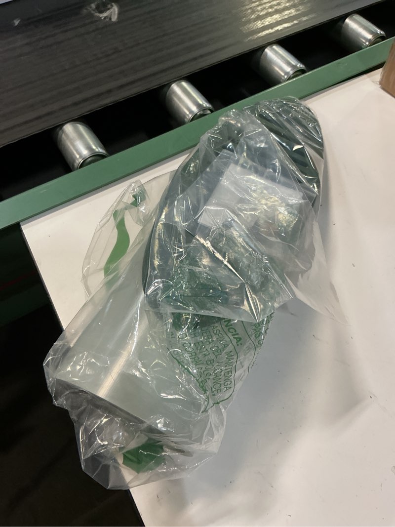 Condition photo showing As Is for 4 in. green angled drainage grate yard drain, yard drain emitter for sump pump discharge & downspout extensions, protect home foundation & reduce stagnant water, compatible with 4-inch connections