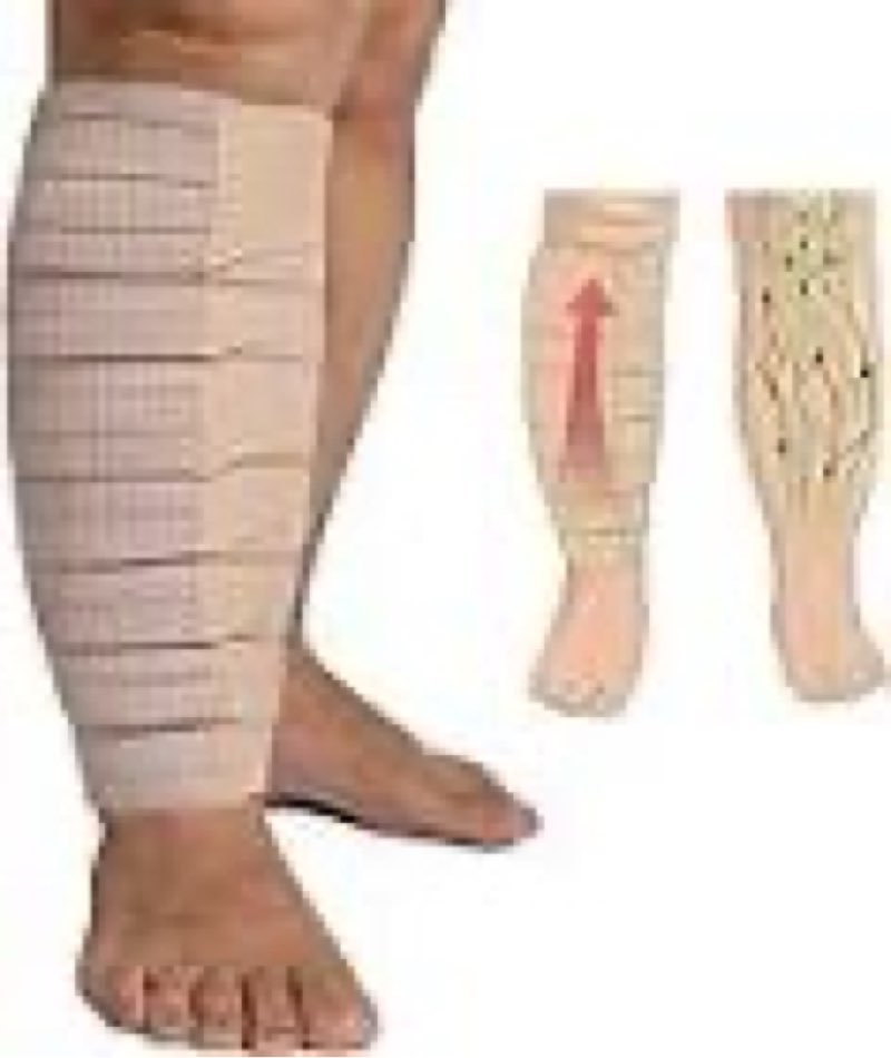 femovaz® 1 pc adjustable lymphedema&compression wrap for leg | relieves swelling, edema, lipedema | 