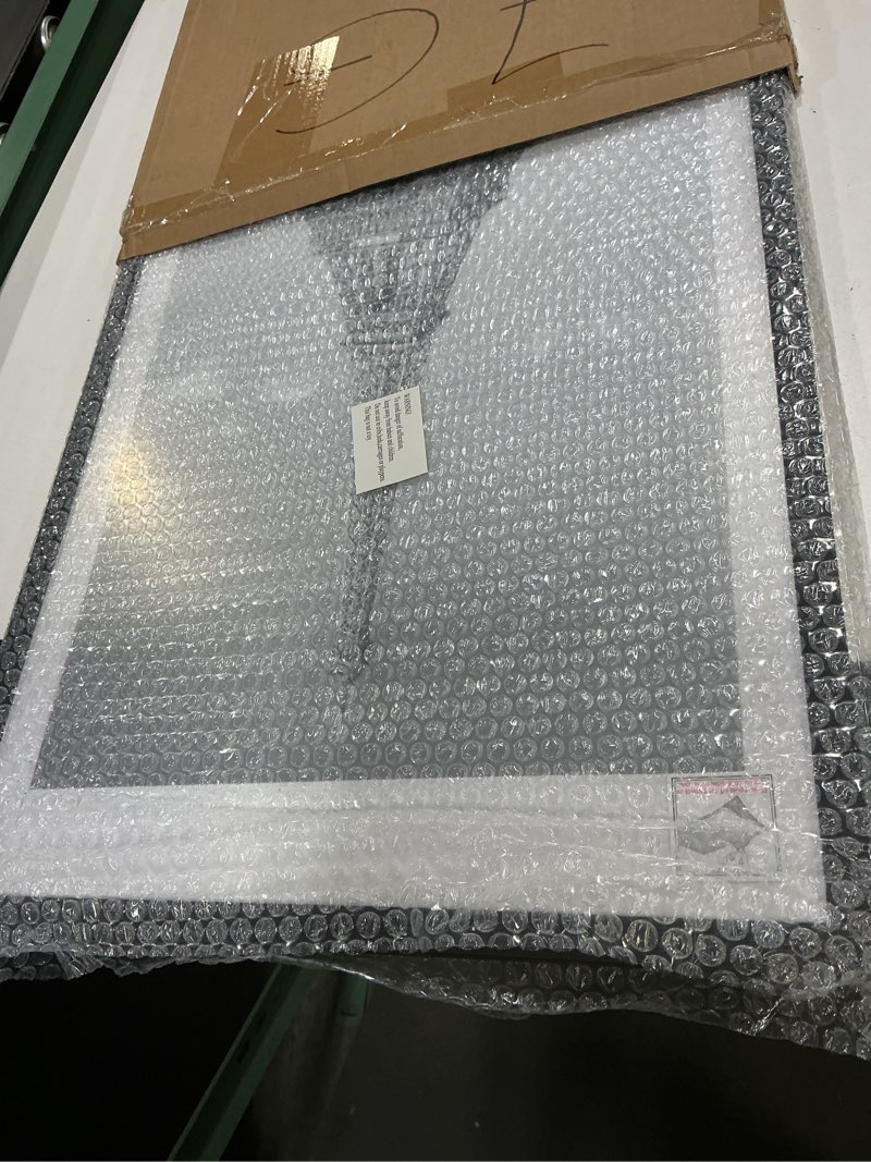 Condition photo showing Good Condition for upsimples 16x24 picture frame, display pictures 14x20 with mat or 16 x 24 without, wall hanging poster frames, black, 1 pack