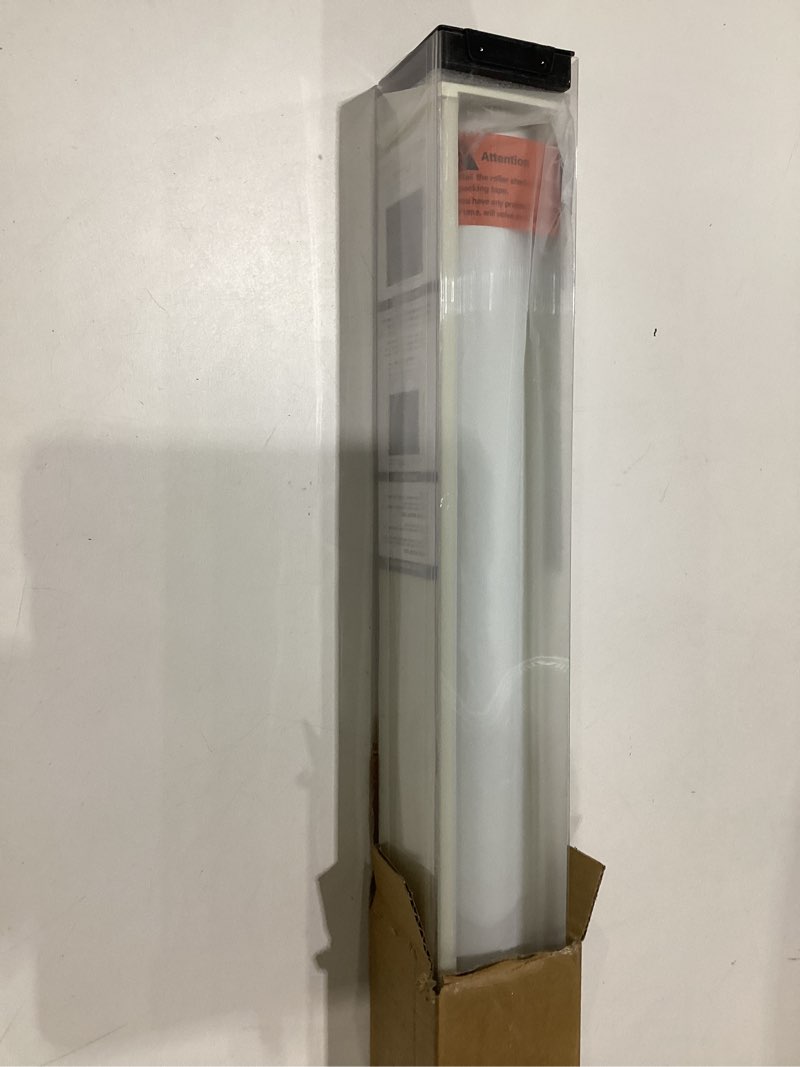 Condition photo showing Good Condition for aosky blackout roller shades cordless blinds for windows, free-stop shades with valance, thermal insulated fabric, uv protection, blinds for home and office (28" w x 72" h, linen beige linen beige 28"w x 72"h