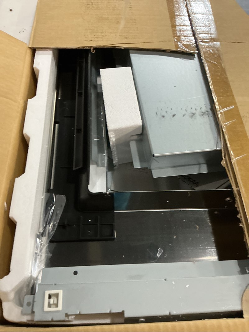 Condition photo showing As Is for SAMSUNG 30" Microwave Trim Kit for 1.2 Cu. Ft. Counter Top Convection Microwave (MC12J8035CT) for Seamless Built-In Look, MA-TK3080CT, Stainless Steel