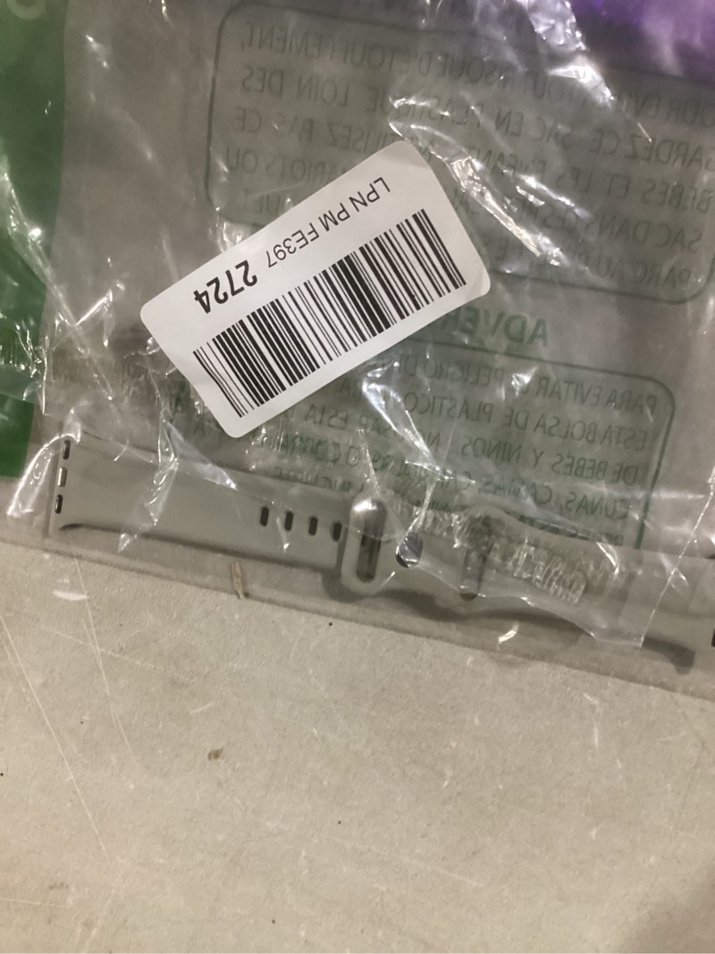 Condition photo showing Good Condition for Sport Band Compatible with Apple Watch 38mm 40mm 41mm 42mm 44mm 45mm 46mm 49mm, Replacement Soft Silicone Strap Wristbands for iWatch Series 11/10/9/8/7/6/5/4/3/2/1 Ultra SE Women Men, Space Gray Space Gray 38/40/41/42mm(Series 11 10) S/M