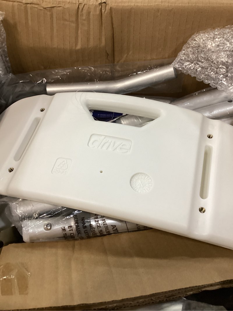 Condition photo showing Good Condition for Bath SafetyBenches/Stools Product Description: KD Bath Bench w/Back & Padded Arm,1/ea