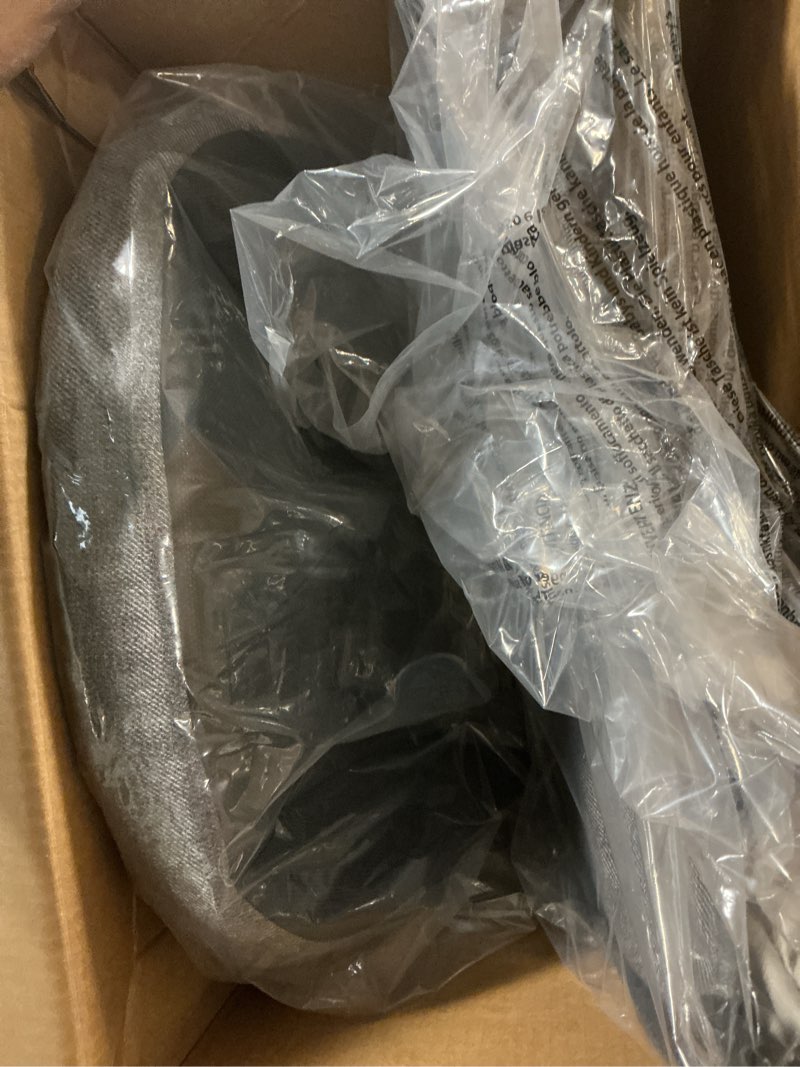 Condition photo showing Good Condition for UPPAbaby RumbleSeat V2+ Second Lower Seat/Compatible with Vista V2 and Vista V3 / Adapters, Bumper Bar, Bug Shield Included/Jordan (Charcoal Mélange/Silver Frame/Black Leather) Jordan (Charcoal Mélange)