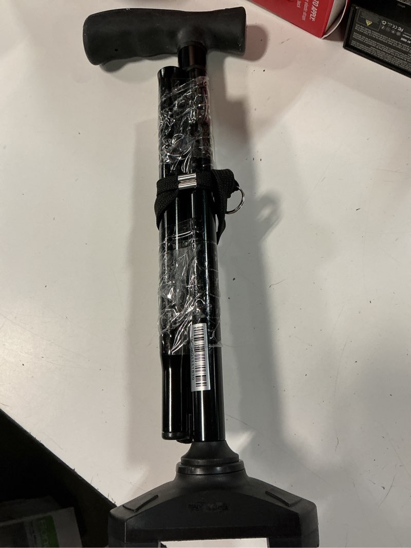 Condition photo showing New/Like New for hurrycane freedom edition folding cane with t handle, black
