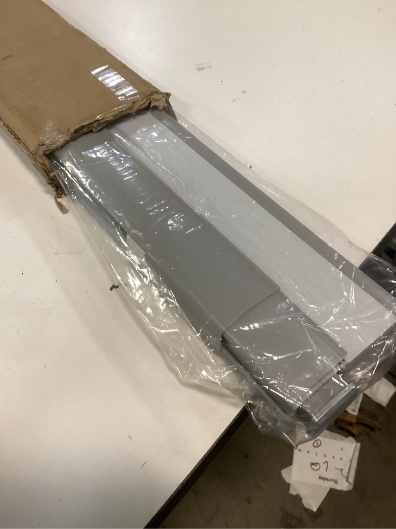 Condition photo showing New/Like New for no drill cellular shades for indoor windows, thermal insulating & noise reducing honeycomb blinds, free stop cordless blackout shades, grey,55" w x 64" h 55"w x 64"h grey(blackout)