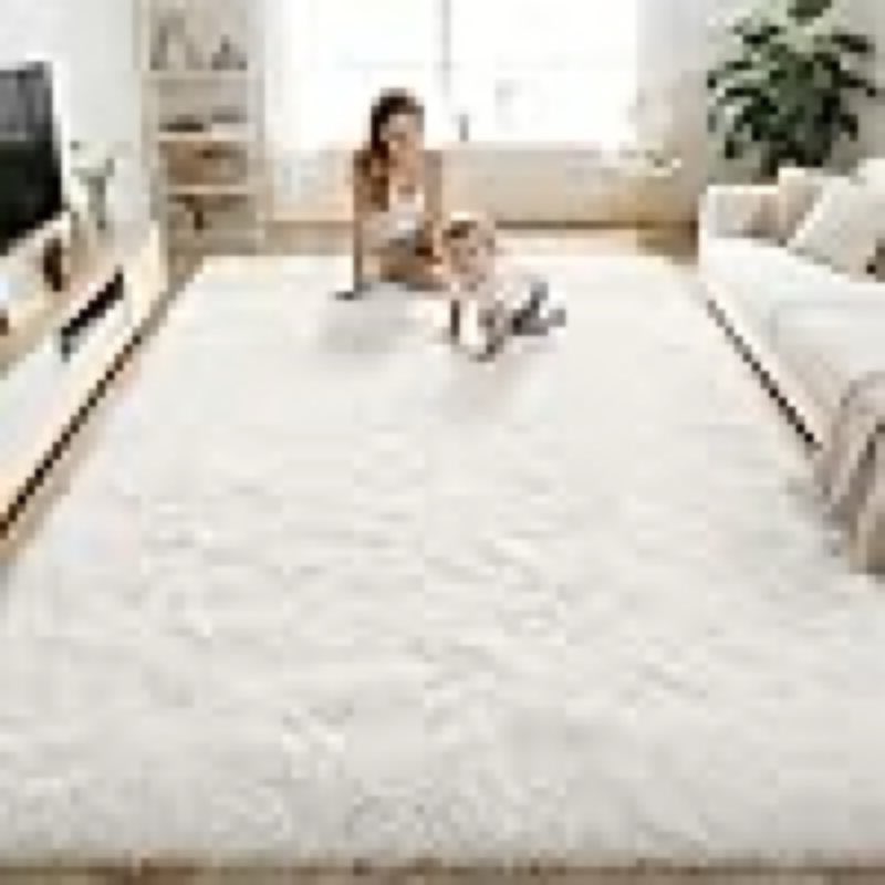 (similar )olanly area rugs for living room bedroom, machine washable 6x9 ft soft fluffy shaggy bedside rug, indoor floor carpet for kids girls and boys, dorms, nursery rooms, home decor aesthetic, whitei