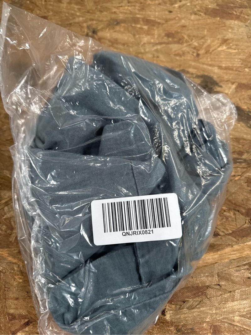 Condition photo showing Good Condition for european linen sham set, standard, ocean