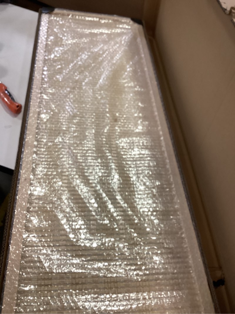 Condition photo showing Good Condition for 3 Panel Short Room Divider Screen,Beige Freestanding Partition,Small Bamboo Panel Divider for Room Seperation,3.95 FT Tall Beige 3 Panel