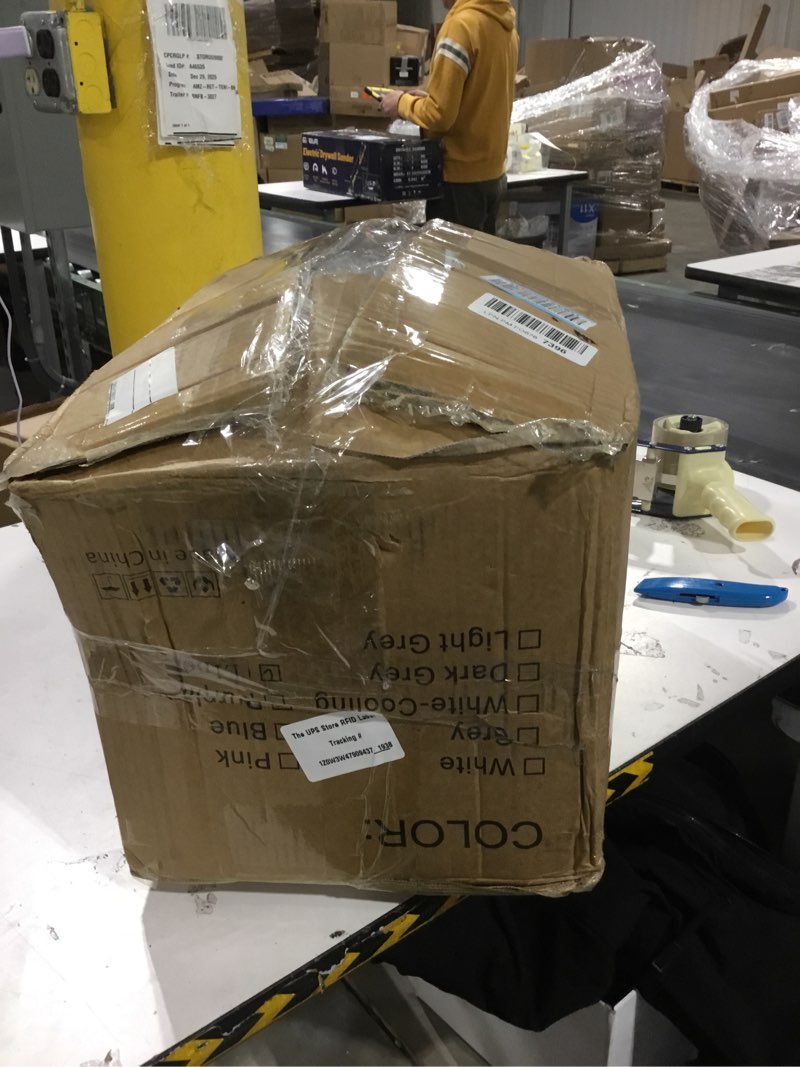 Condition photo showing New/Like New for Human Dog Bed for Adult - Luxury Faux Fur Giant Size Dog Bed with Portable Handle, Egg Orthopedic Foam Bed with Blanket, 72"x40"x10", Grayish Blue Grayish Blue Human Dog Bed?72*40*10?