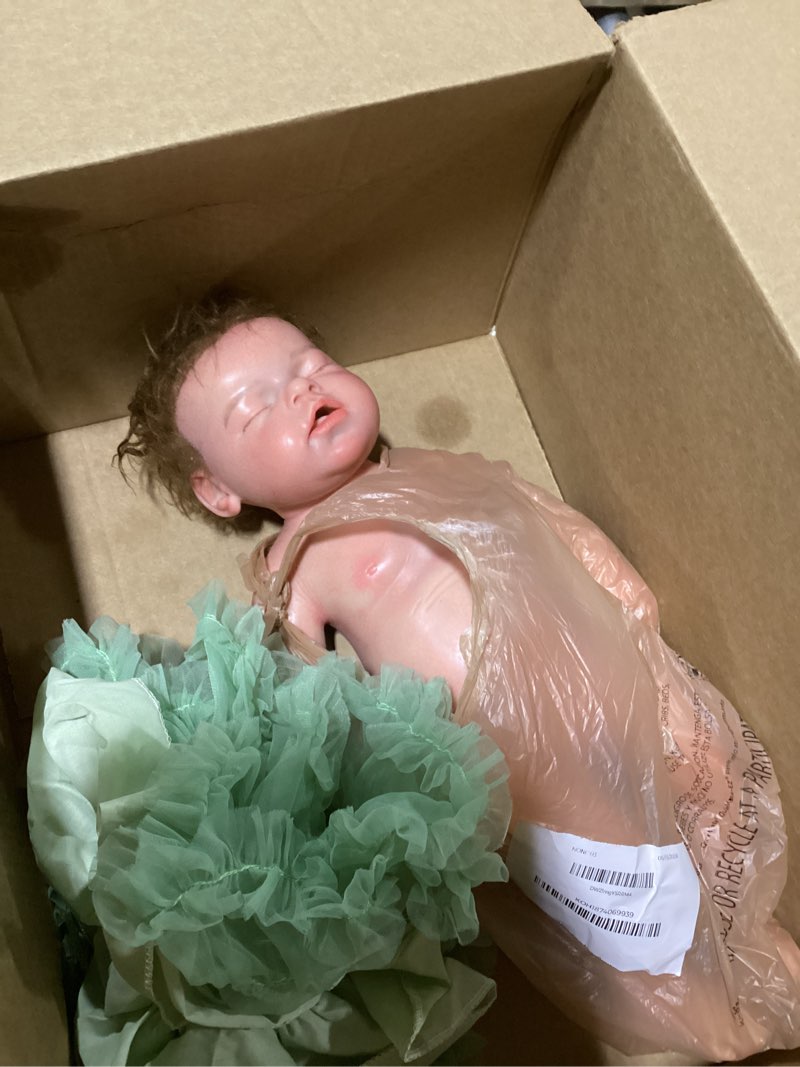 Condition photo showing Good Condition for aniiyy 20 inch full silicone baby doll can open mouth 8.38lb silicone newborn todder anatomically co