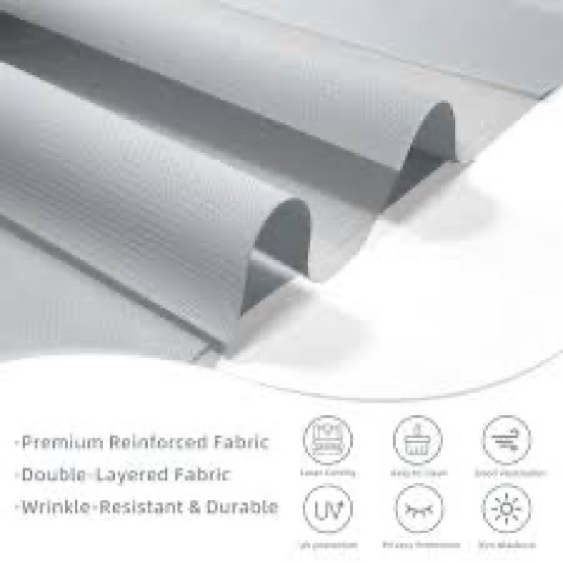 X003SIR1FJChrisDowa Cordless F...Grey,48" W X 72"H New