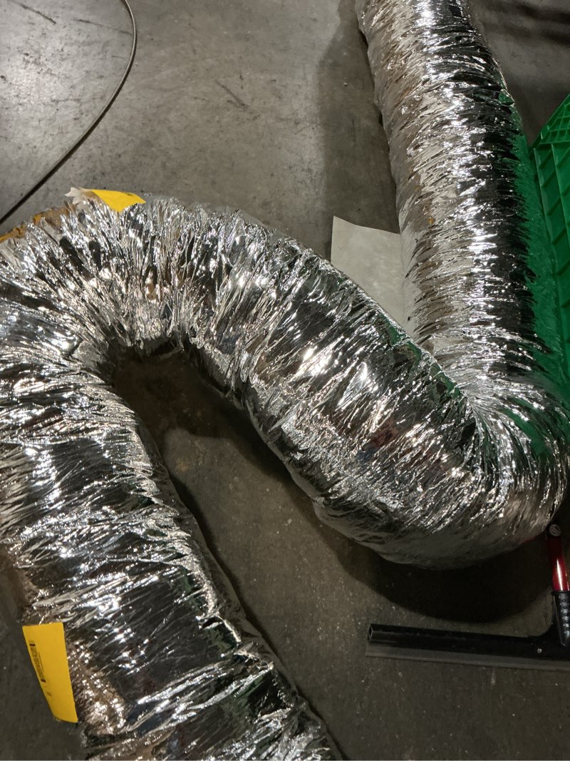 Condition photo showing As Is for information imperial 14-in x 25.0-ft polyester insulated flexible duct 8 - r