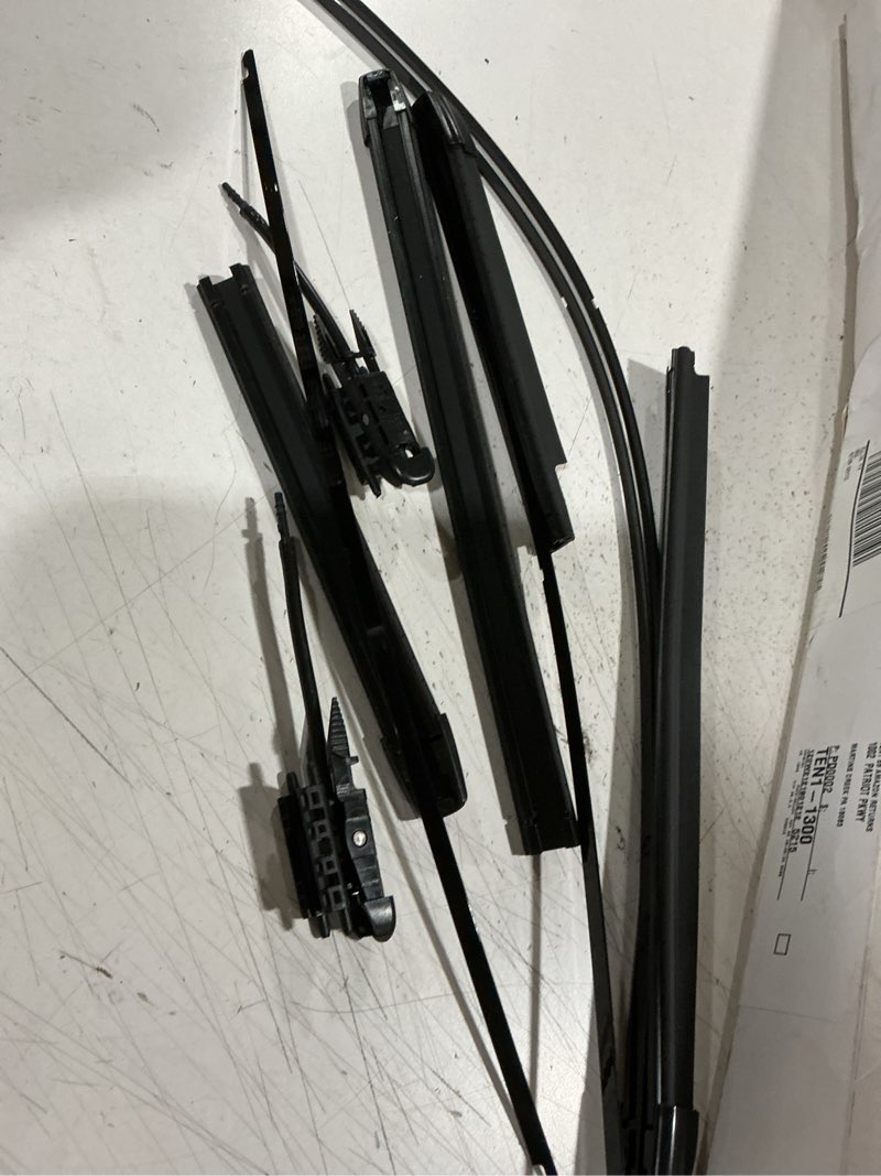 Condition photo showing As Is for wiper blades for tesla model x 2016-2020, 28" + 18" front windshield wiper blade with integrated washing - durable stable and quiet - fit all weather performance (2pcs)