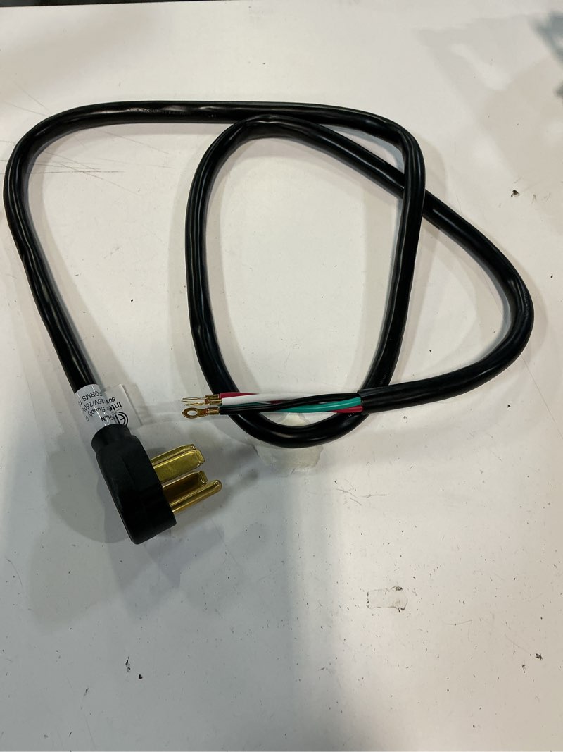 Condition photo showing Good Condition for utilitech 6-ft 50 -amp 4 -prong black range appliance power cord