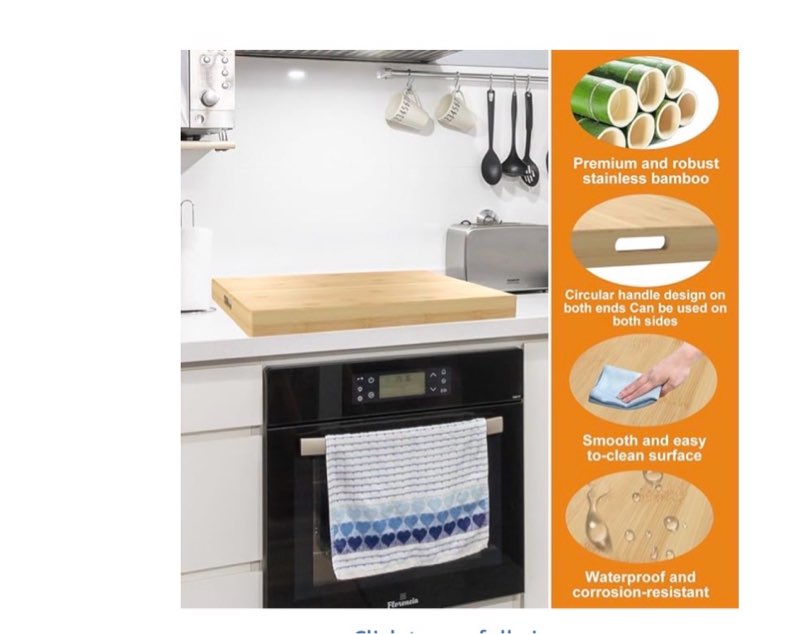 large bamboo stove cover