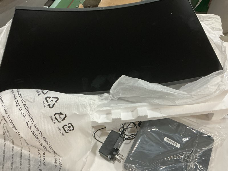 Condition photo showing Good Condition for LG 32MR50C-B Curved Monitor 32-Inch FHD 100Hz AMD FreeSync OnScreen Control Dynamic Action Sync Black Stabilizer Tilt Stand (HDMI) - Black