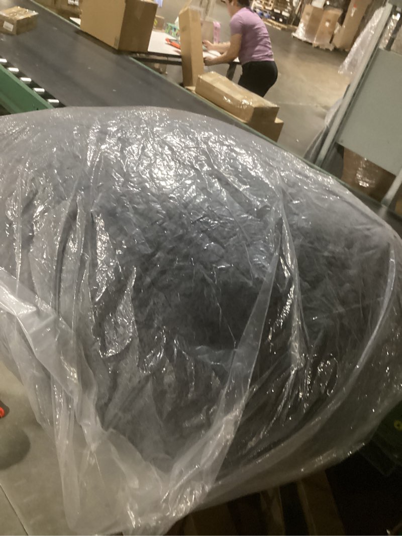 Condition photo showing Good Condition for Jaxx 6 Foot Cocoon - 2-in-1 Convertible Bean Bag Bed & Large Bean Bag Chair for Adults, Premium Luxe Faux Fur gray