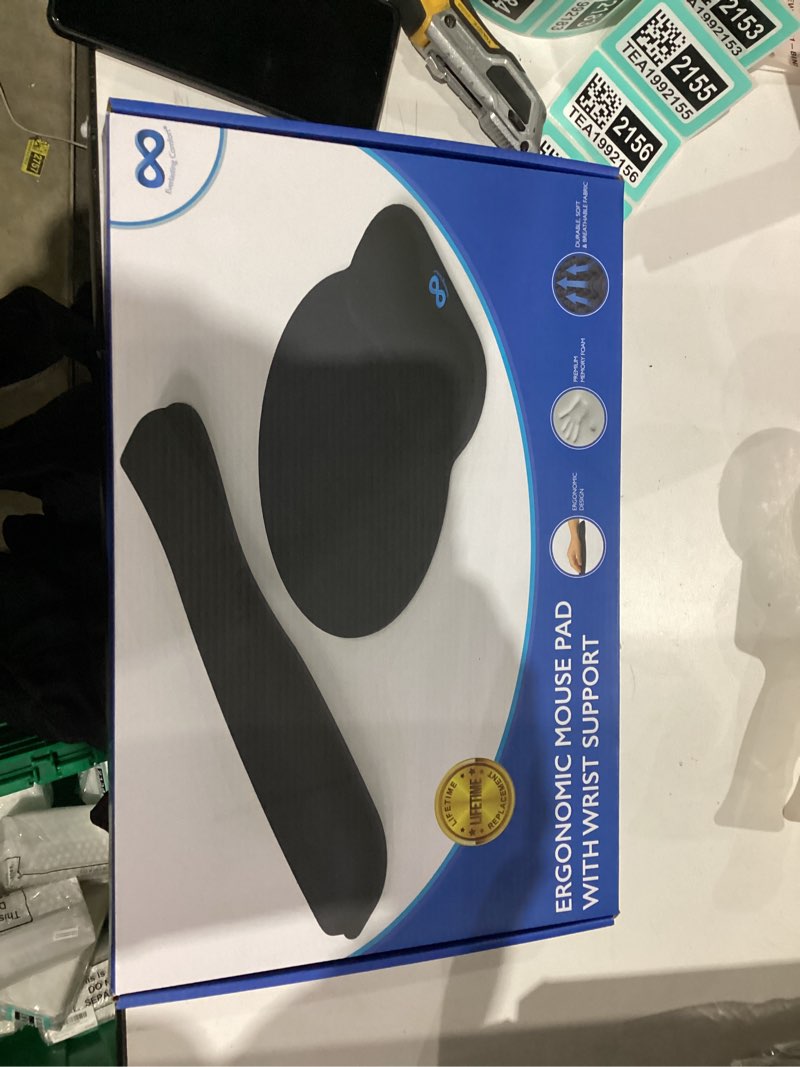 Condition photo showing New/Like New for Everlasting Comfort Ergonomic Mouse Pad and Keyboard Wrist Rest for Computer Keyboard – Memory Foam Mouse Pad Set with Wrist Support for Comfort, Extended Typing Sessions