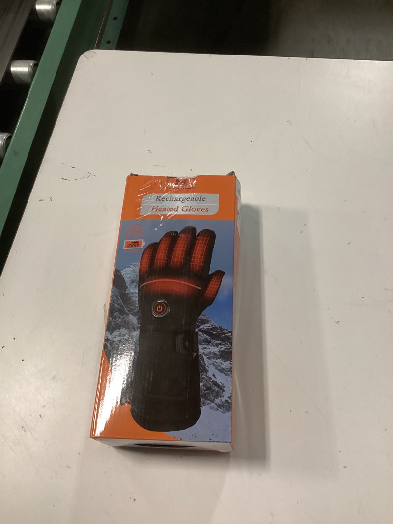 Condition photo showing New/Like New for heated gloves, 5v 6000mah rechargeable heated gloves for men women, waterproof & upgrade non-slip electric heating glove for motorcycling, hunting, skiing, outdoor work medium black-m