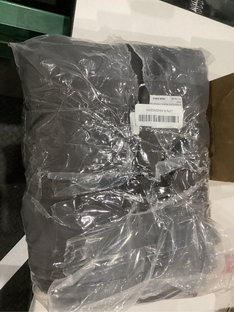 Condition photo showing Good Condition for Grey Pleated Linen Blackout Curtains 102 Inches Long for Bedroom Living Room Pinch Pleat Black Out Thermal Insulated Ring Hooks Room Darkening Drapes Dark Grey Curtains with Liner 40x102 Grey 40"W x 102"L (Pack of 2)