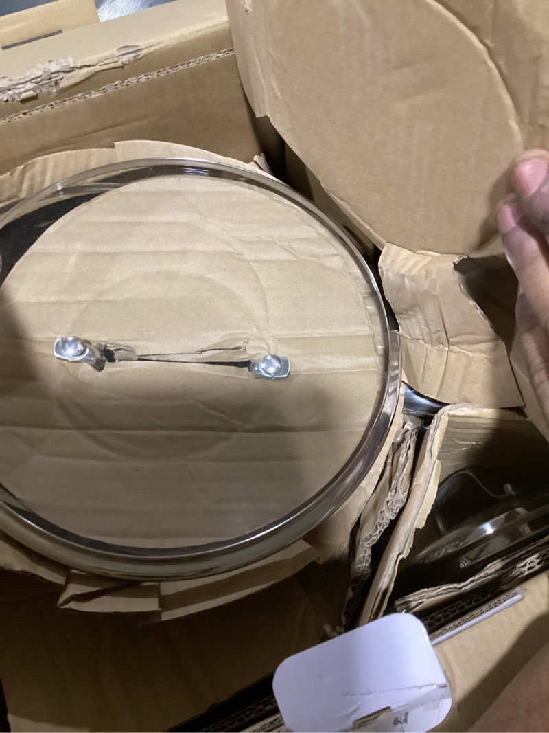 Condition photo showing As Is for Cuisinart 77-11G Stainless Steel 11-Piece Set Chef's-Classic-Stainless-Cookware-Collection