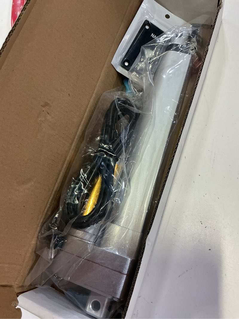 Condition photo showing New/Like New for linear actuator 12v with controller 6" 3000n/660lbs stroke electric actuator 5mm/s motion actuator heavy duty with reverse polarity switch controller 6"/150mm 3000n-5mm/s 1