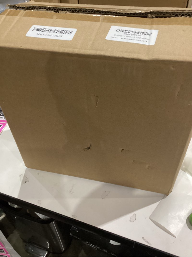 Condition photo showing Good Condition for OurWarm White Wedding Card Box with Slot, Wooden Card Box for Wedding Reception, Large Envelope Wedding Boxes for Cards, Money Gift Cards Holder for Party, Birthday, Baby Shower, Graduation White Square