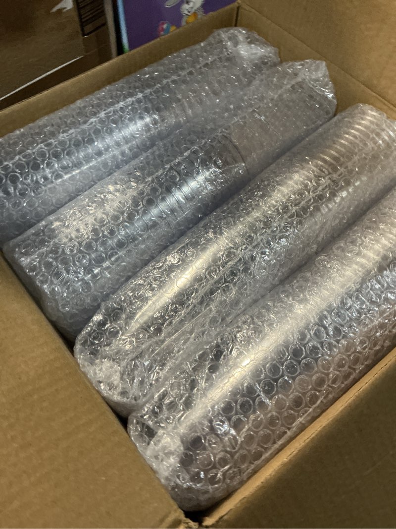 Condition photo showing New/Like New for focusline 200 pack 16 oz clear plastic cups, large disposable cups plastic party cup, 16 ounce heavy duty clear cups for party, thanksgiving, halloween, christmas 16oz