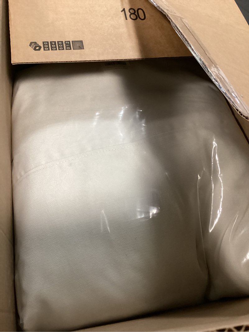 Condition photo showing New/Like New for ektorp 3 seat sofa cover slipcover replacement made for the ikea ektorp 3 seat sofa cover, couch cover not include the sofa body,cool white a-three seat cover a-white