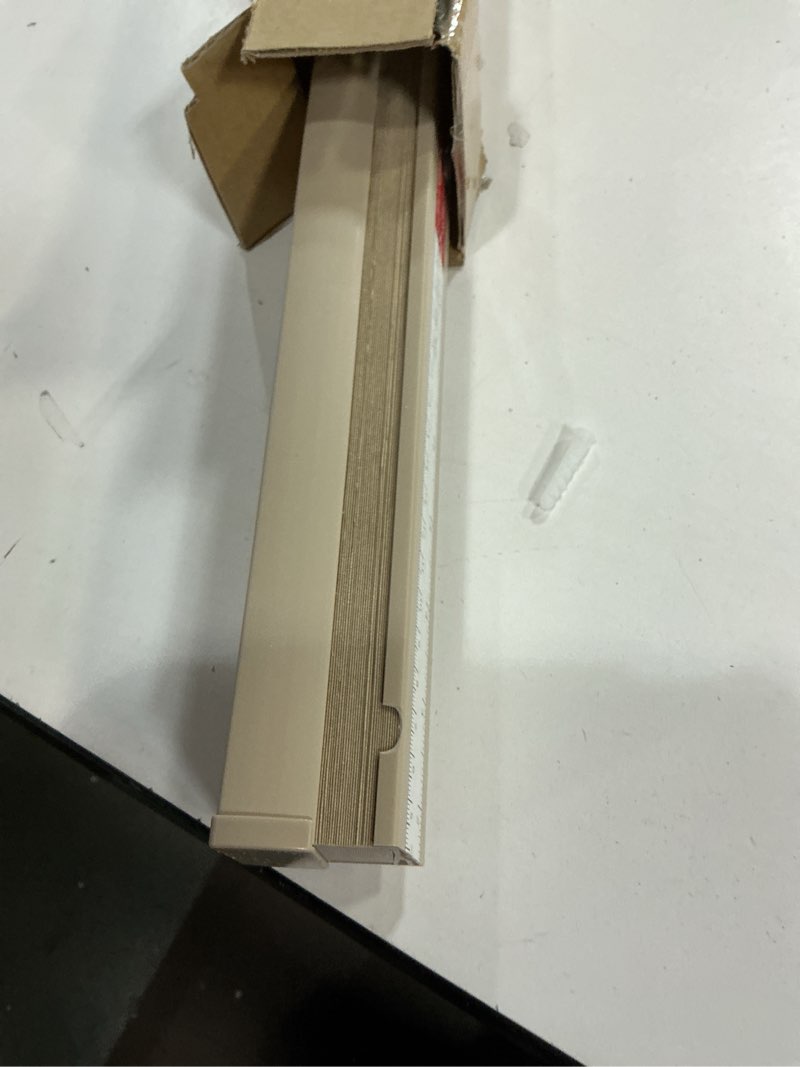 Condition photo showing Good Condition for UNISHADES Blinds for Indoor Windows 1" Vinyl L-Shaped Slats Cordless Mini Blinds for Home, 42" W × 48" H - White White 42" W × 48" H