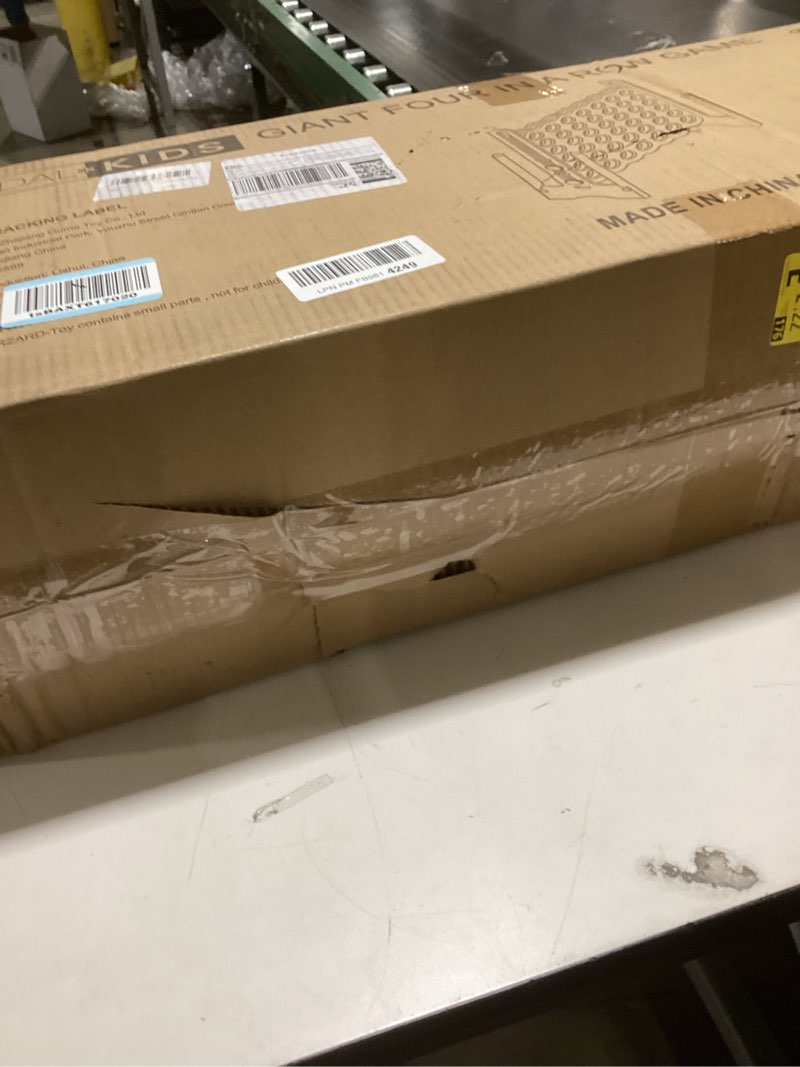 LDDAL Giant 4 Connect in a Row Game, Height Adjustable Jumbo Yard Games for Kids and Adults Outdoor 