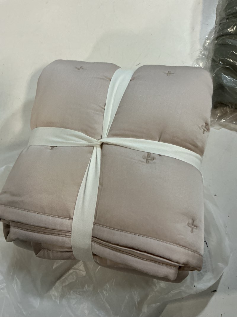 Condition photo showing Good Condition for bamboo dream quilted sham set/soft blush/standard