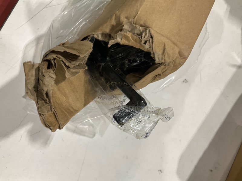 Condition photo showing Good Condition for ravinte matte black cabinet handles solid cabinet pulls 3-3/4 inch 35 pack | zinc alloy, slim square bar grip, smooth drawer pull feel, kitchen cabinet update, for cupboards, dressers, drawers, hardware black flat black 3-3/4'' hole center 35