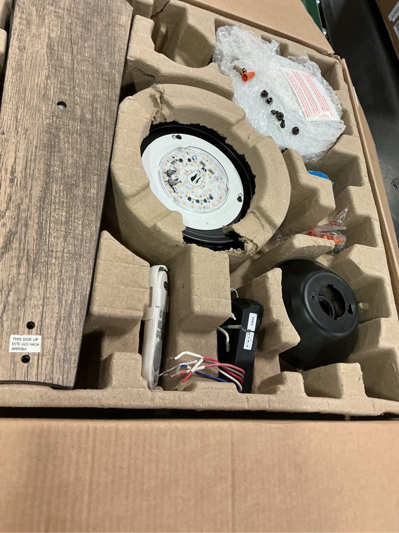 Condition photo showing New/Like New for Harbor breeze ceiling fan with remote control 60 in