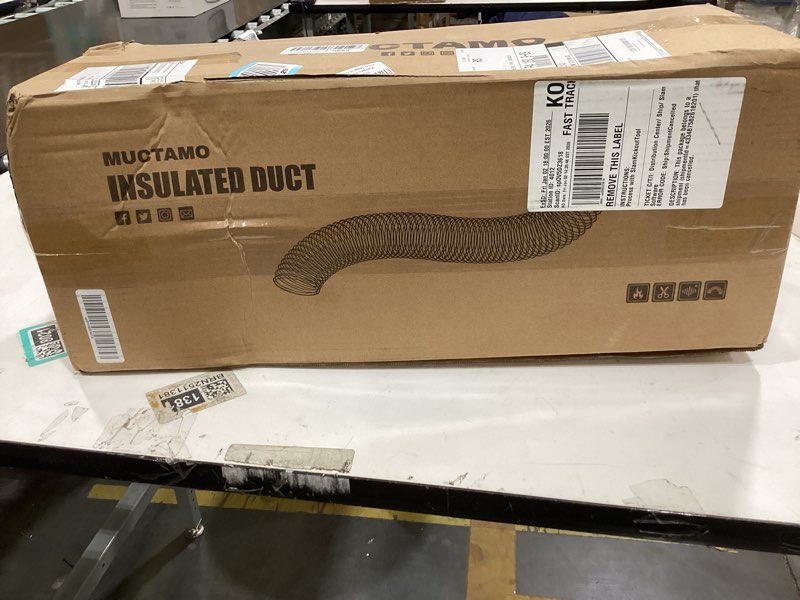 Condition photo showing New/Like New for 6 Inch 25 Feet R4.2 Insulated Flexible Duct | High-Efficiency Thermal Insulation | Suitable for Heating & Cooling 6 IN 25 FT(R4.2)