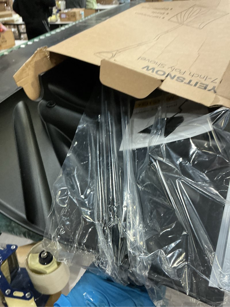 Condition photo showing As Is for Snow Shovel for Driveway Ergonomic Design 17” Reinforced Heavy Duty Snow Removal Easy Assembled Tool in Winter Snowy Day for Garage Car Parking Port Workshop Barn